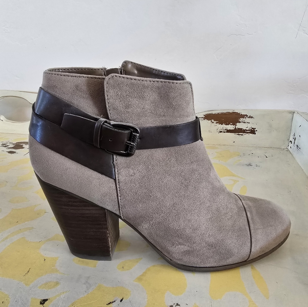 Taupe Ankle Boots Womens 11